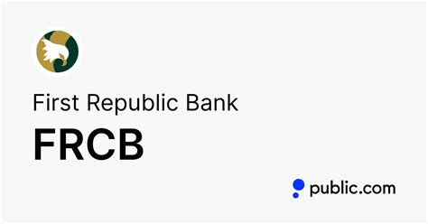 FRCB Stock Price 